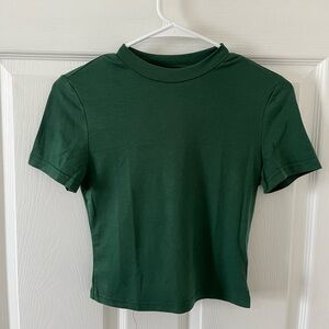 Cider Vibrant Green Short Sleeve Top